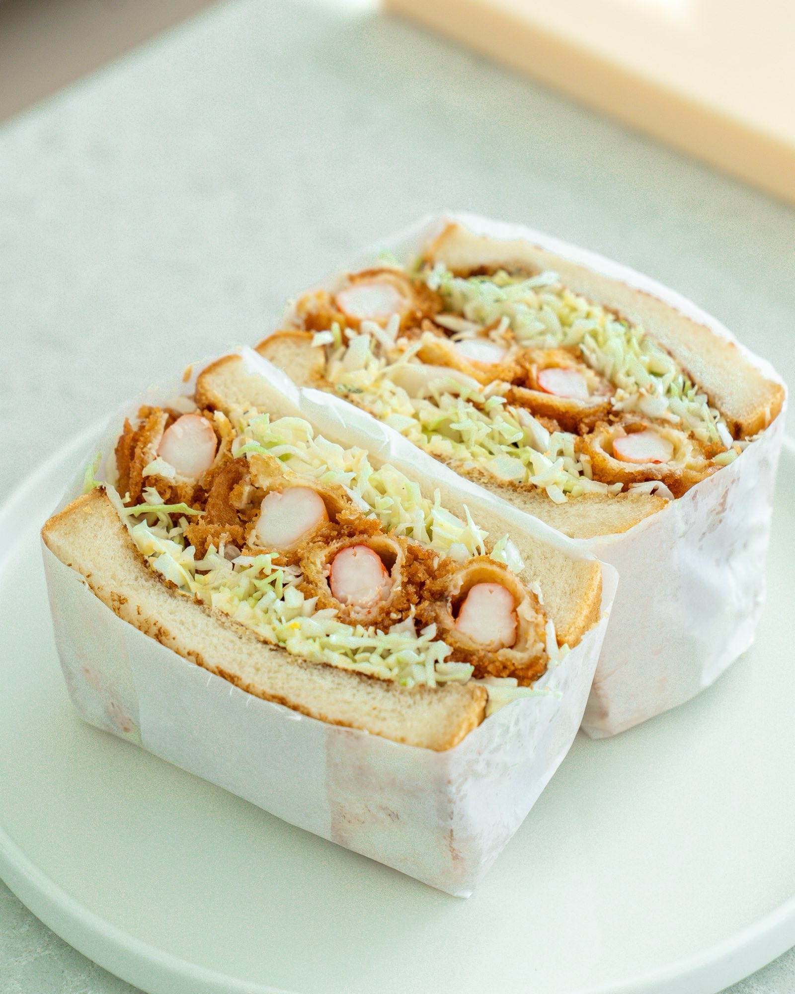 Ebi katsu sando cross-section